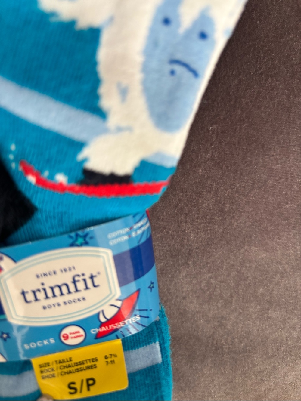 Trimfit Boys Teal Novelty Socks - Teal